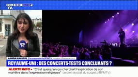 Qu'a donné le concert-test réalisé au début du mois au Royaume-Uni ?