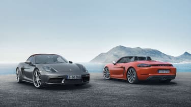 Porsche dévoile les premières images de son cabriolet 718 Boxster.