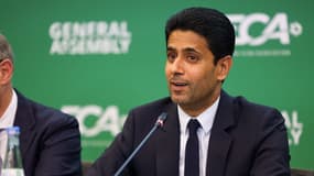 Nasser Al-Khelaïfi, a été réélu à la tête de l'ECA le 7 septembre 2023