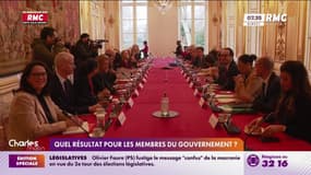 Législatives : Quels résultats pour les membres du gouvernement?