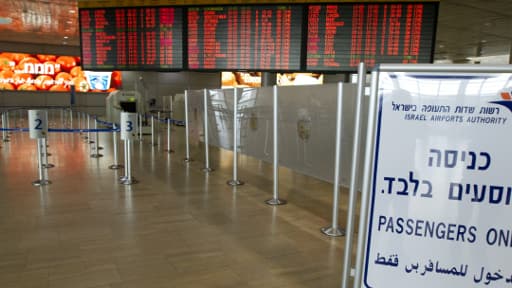 L'aéroport de Ben Gourion, à Tel Aviv, où la jeune Française a été refusée lundi.