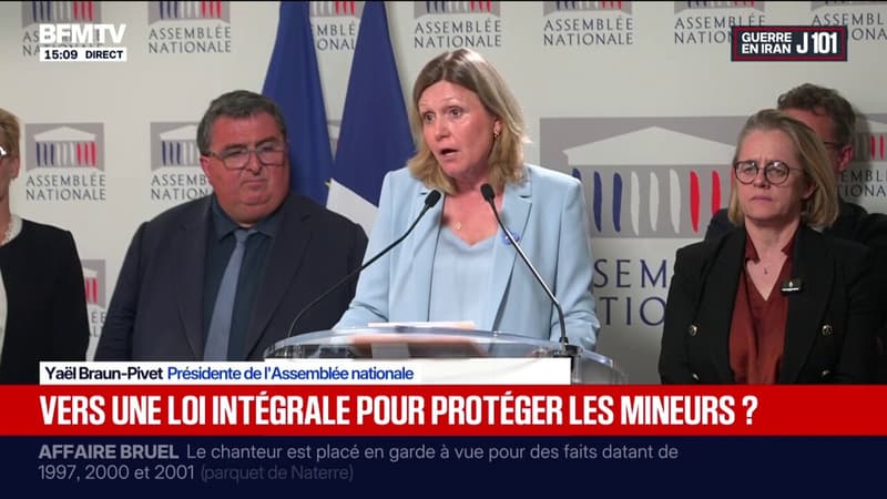 "Nous devons agir" exhorte Yaël Braun-Pivet, présidente de l
