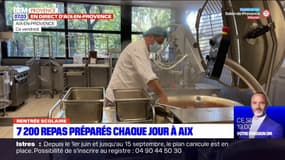 Aix-en-Provence: plus de 7000 repas pour les écoliers gérés par la cuisine centrale