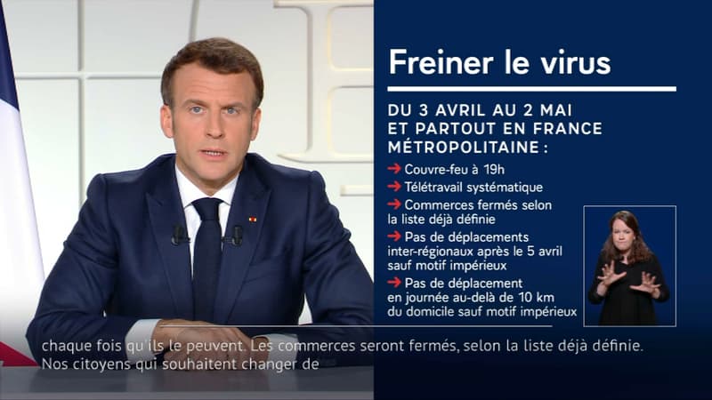 Le président de la République Emmanuel Macron le 31 mars 2021.
