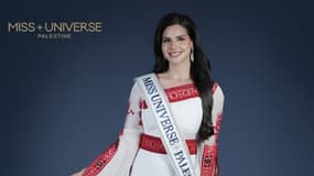 Nadeen Ayoub, première Miss Palestine à concourir à Miss Univers.