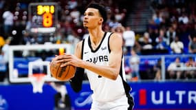 Victor Wembanyama avec San Antonio, le 7 juillet 2023