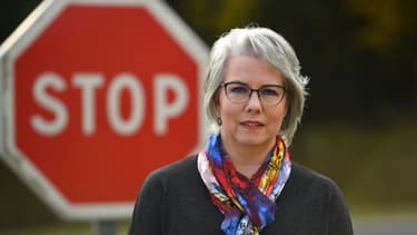 Jacline Mouraud, l'une des porte-paroles des "gilets jaunes libres", le 13 novembre 2018.