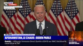 Joe Biden à propos de l'Afghanistan: "C'est l'une des évacuations aériennes les plus complexes de l'Histoire"