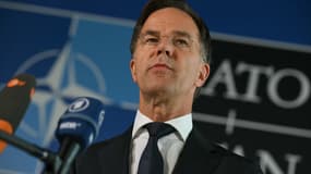 Le secrétaire général de l'Otan Mark Rutte à Antalya, en Turquie, le 15 mai 2025
