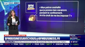 BFM Business avec vous: un employeur peut-il imposer des jours de congés pendant le confinement ?