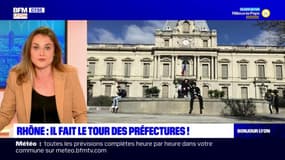 Rhône: un étudiant lyonnais fait le tour de toutes les préfectures de France