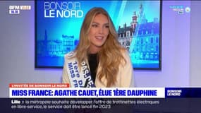 Agathe Cauet, miss Nord-Pas-de-Calais et première dauphine Miss France, était l'invitée de Bonsoir le Nord