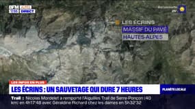Hautes-Alpes: deux alpinistes secourues après sept heures d'opérations dans le massif des Ecrins