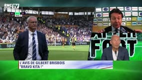 Gilbert Brisbois félicite le président nantais, Waldemar Kita