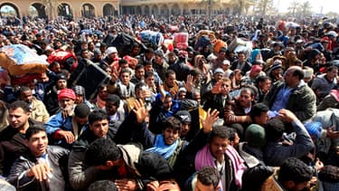 En tout, plus de 80.000 personnes sont arrivées à Ras Jedir en Tunisie depuis le 20 février, dont 31.000 Egyptiens.