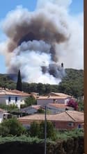 Important incendie à Saint-Mandrier, dans le Var - Témoins BFMTV
