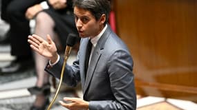 Gabriel Attal à l'Assemblée nationale, le 17 octobre 2023.