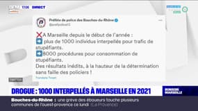 Marseille: 1000 interpellations pour trafic de stupéfiants en 2021