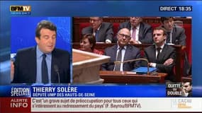 BFM Story: Édition spéciale Loi Macron: L'UMP a déposé une motion de censure - 17/02