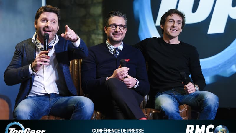 Philippe Lellouche, Le Tone et Bruce Jouanny dans "Top Gear France"