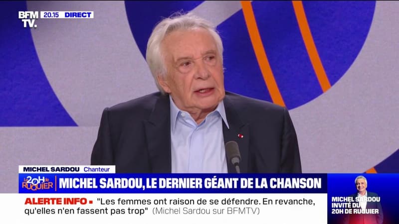 Michel Sardou interrogé sur son