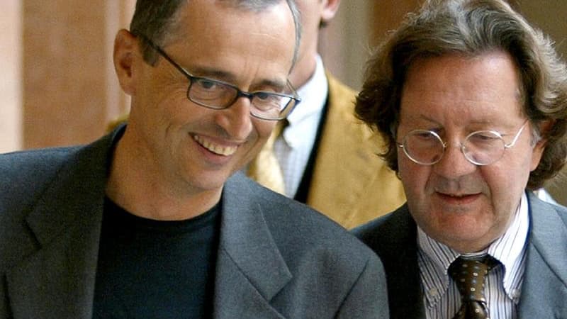 Le Dr Ferrari (à gauche)