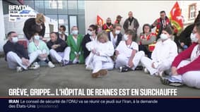 Grève, grippe…: l’hôpital de Rennes sous tension