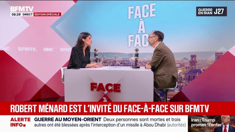 "Je pense qu'aujourd'hui le danger c'est LFI", déclare Robert Ménard, maire de Béziers
