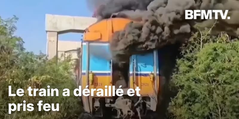 Thaïlande: la chute d'une grue sur un train fait au moins 25 morts