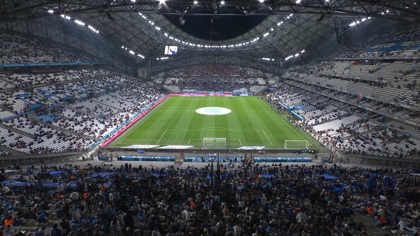 Le stade Vélodrome se remplit à 1h30 du coup d'envoi d'OM-PSG, le 27 octobre 2024.