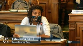 Fatoumata Koné, présidente du groupe des élus écologistes au Conseil de Paris