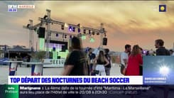 Marseille: les Nocturnes du Beach soccer sur la plage du Prado