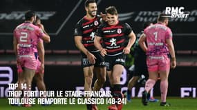 Top 14 : Trop fort pour le Stade Français, Toulouse remporte le Classico (48-24)