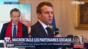 L'édito de Christophe Barbier: Macron tacle les partenaires sociaux