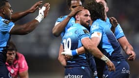 Aaron Cruden auteur du premier essai montpelliérain face au Stade Français
