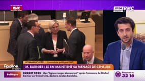 Michel Barnier doit répondre aux futures demandes du RN pour éviter la censure