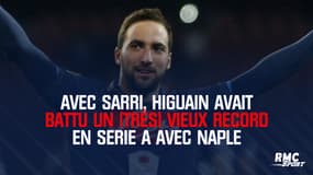 Avec Sarri, Higuain avait battu un (très) vieux record en Serie A avec Naples