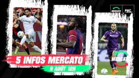 Paqueta, Dembélé, Amrabat... Les 5 infos mercato du 9 août à la mi-journée