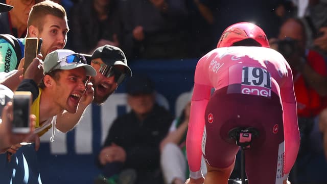 Tadej Pogacar lors de la 7e étape du Giro, le 10 mai 2024.