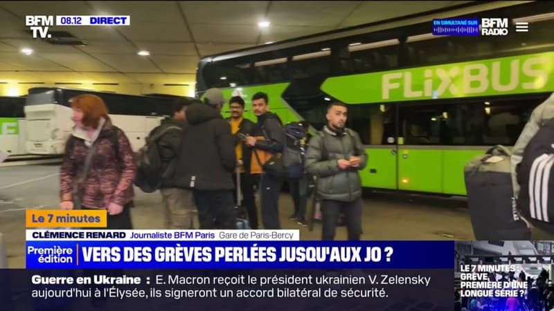 Grève SNCF: le bus comme alternative pour de nombreux voyageurs