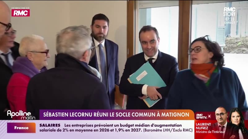 Sébastien Lecornu réuni le socle commun à Matignon