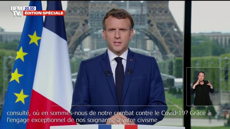 Emmanuel Macron: "Nous avons réussi à maîtriser l'épidémie et à revivre à nouveau"