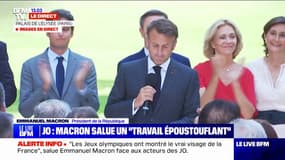 "Vous avez fait rêver le pays": Emmanuel Macron remercie toutes les fédérations olympiques