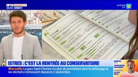 La rentrée des élèves au conservatoire d'Istres