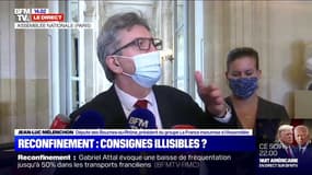 Reconfinement: pour Jean-Luc Mélenchon, "le moment est venu de réfléchir à un système alternatif au confinement général"