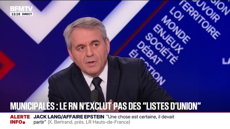 Présidentielle 2027: "Oui, je m'y prépare", déclare Xavier Bertrand (LR)