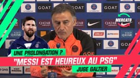 Prolongation en vue ? "Messi est heureux au PSG" estime Galtier