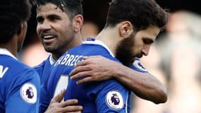 Diego Costa et Cesc Fabregas 