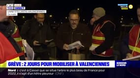 Réforme des retraites: la mobilisation débute à Valenciennes