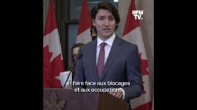 Canada: Justin Trudeau annonce le recours à la loi sur les mesures d'urgence pour mettre fin aux blocages